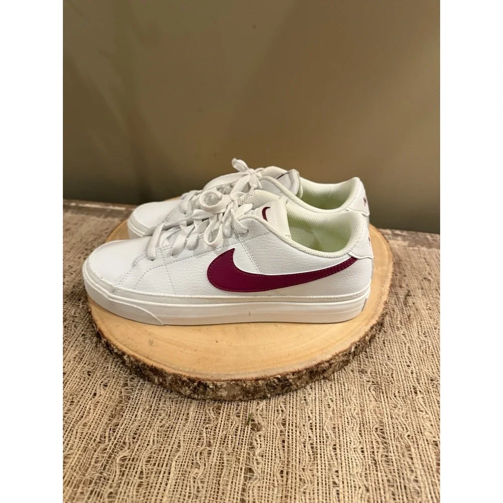 Nike Women Court Legacy Next Nature White Rosewood Sail‎ DH3161 106 Sz-9 New